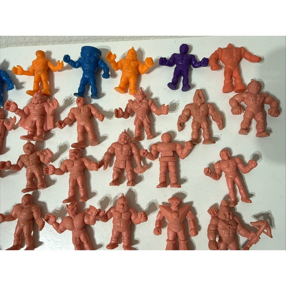 Vtg M.U.S.C.L.E. Men Mixed LOT of 30 Figures Mattel Flesh Blue Orange Kinnikuman - Picture 4 of 16